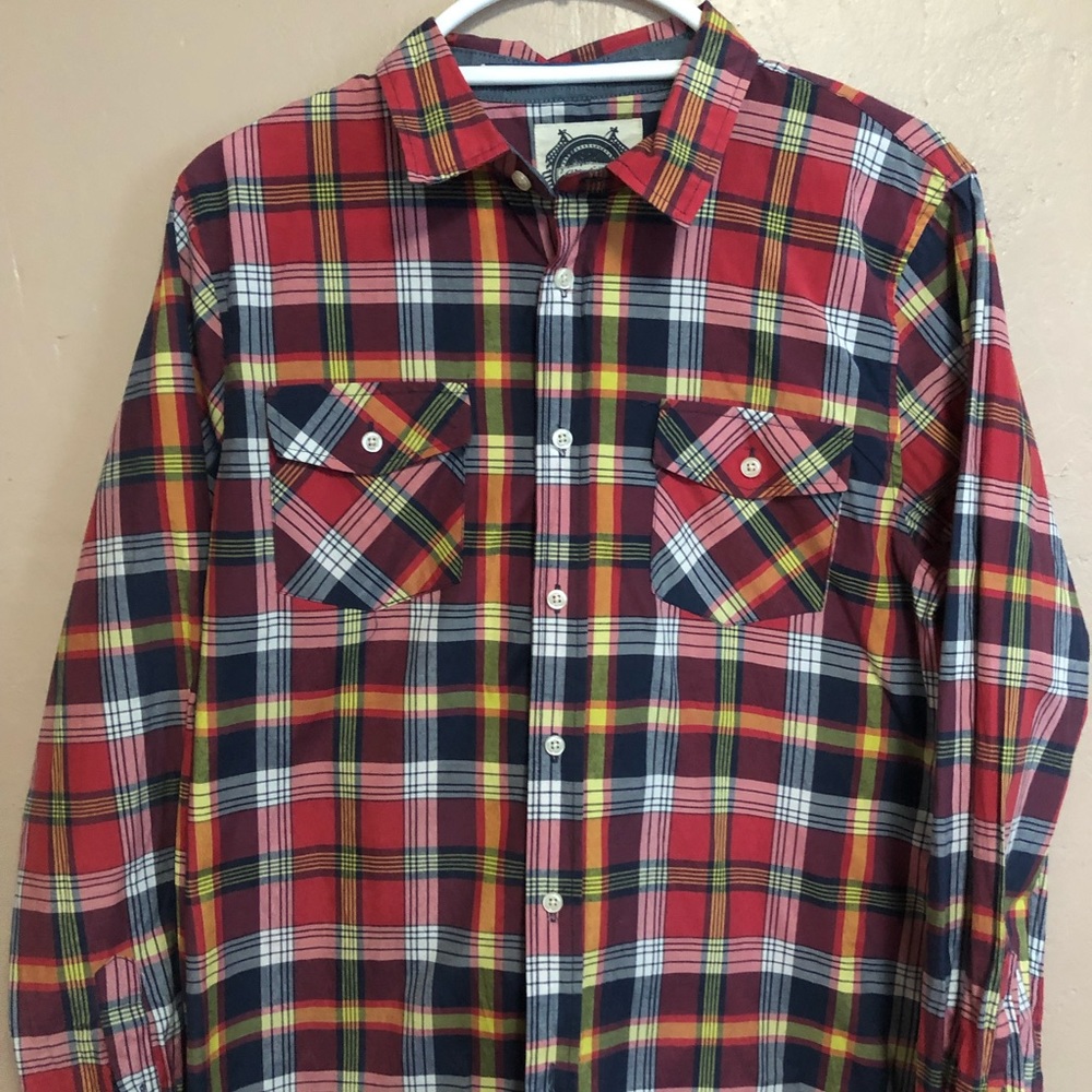 Long sleeve plaid button down